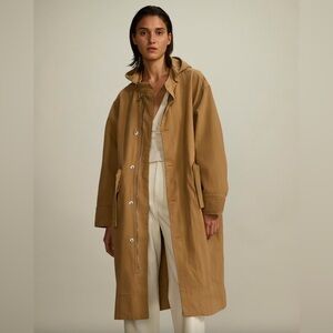 Everlane NWOT The Canvas Parka in Cappuccino Women XS Full Zip